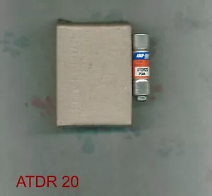 FERRAZ SHAWMUT ATDR 20 FUSIBILE ATDR 20 20 AMP 600 VOLT (NUOVO CON SCATOLA) - Foto 1 di 3