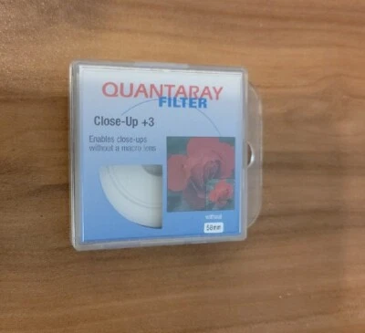 Quantaray 58mm Close Up +3 Photo & Video Lens Filter - Image 1 of 4