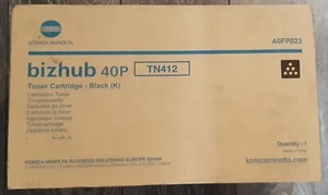 Cartucho de tóner Konica Minolta TN-412 A0FP023 negro para Bizhub 40P - Imagen 1 de 1