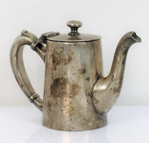 ANTIQUE HISTORIC THE WAUREGAN HOTEL 8 OZ SILVER PLATED CREAMER NORWICH CT RARE - Picture 1 of 3
