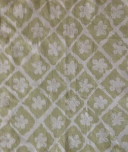 LEE JOFA Pomeroy Lime Natural Linen Remnant New - Picture 1 of 1
