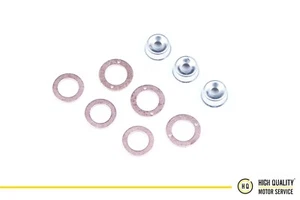 Injector Seal Kit With Heat Shield For Kubota 19077-53650 D1105, 3 Cylinder. - Picture 1 of 2