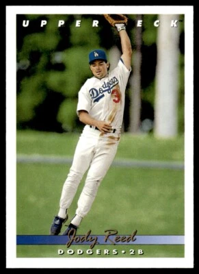 1993 Upper Deck #568 Jody Reed Los Angeles Dodgers - Image 1 of 2