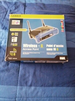 Linksys Access Point WAP54G Confezione Aperta Ma Mai Usato  - Immagine 1 di 2
