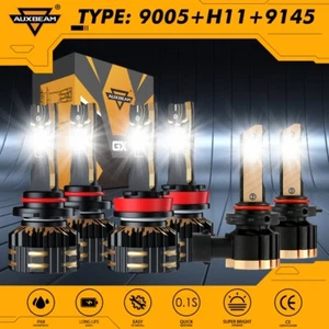 Faro antiniebla LED AUXBEAM 9005+ H11+9145 Canbus 6500 k para Ford F-150 2015-2025 - Imagen 1 de 12
