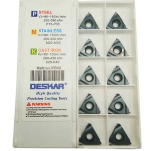 16IR 1.5ISO LDA Carbide Threading Inserts For Steel, cast iron, stainless steel - Picture 1 of 5