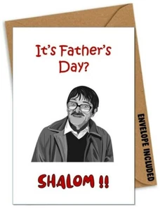 Lustige Freitagabend Abendessen Schalom Vatertag Karte Papa Papa Opa / LN - Bild 1 von 1