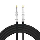 Hakka 10 ft Guitar Instrument Male Amp Patch Cable 1/4" Keyboard Bass Cord