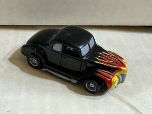 VTG - TYCO HP-7 ‘40 Ford Coupe Black Flamed #6972 HO Slot Car HP7 Chassis - NEW - Picture 1 of 3