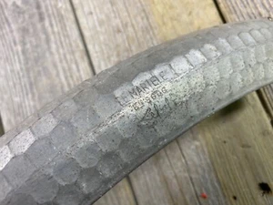 VINTAGE BIKE BICYCLE ALLOY HAMMERED FENDER RANDONNEUR MUDGUARDS ALUMINIUM - Picture 1 of 12