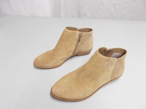 Botas al tobillo GIANNI BINI para mujer topo beige gamuza con cremallera talla 7 M - Imagen 1 de 12
