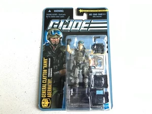 G.I.JOE 3.75" General Clayton Hawk Abernathy with RARE European Card - Picture 1 of 2