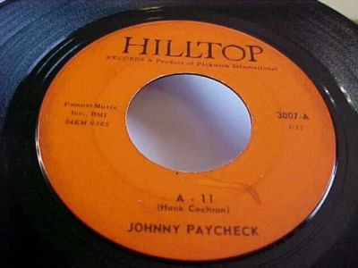 JOHNNY PAYCHECK - 1965 HONKY-TONK - EX AUDIO  - A-11 / WHERE (IN THE WORLD) Foto 1 de 2