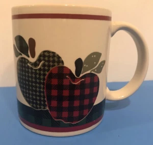 3er Set Apple Jack Tassen von Ingleman Design Thailand 12oz rot grün schwarz kariert - Bild 1 von 4