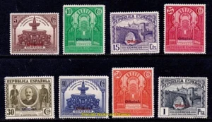 EBS Spain 1931 - Pan-American Post Congress - Officials - Michel D 20-27 - MNH** - Picture 1 of 9