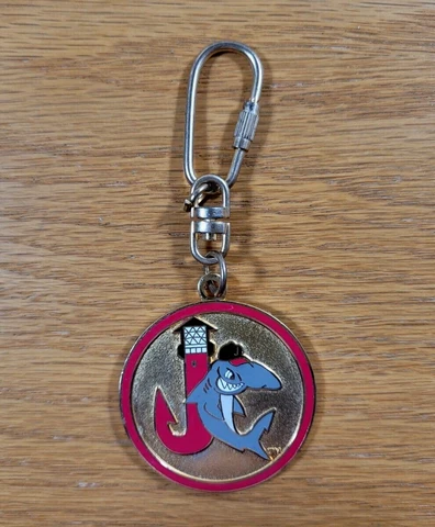 JUPITER HAMMERHEADS Vintage Team Logo MiLB Baseball Metal Key Ring Key Chain Cover