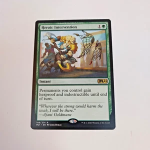 Tarjeta Magic The Gathering MTG M21: INTERVENCIÓN HEROICA casi nueva - Imagen 1 de 1