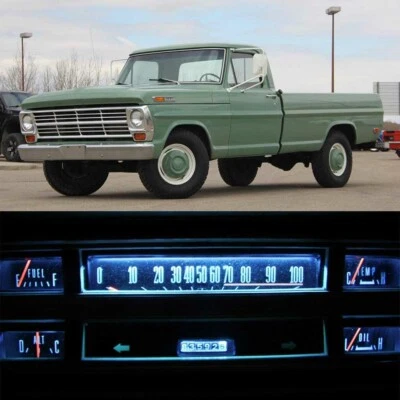 Gauge Cluster LED Dashboard Bulbs Ice Blue For Ford 67 69 F100 F250 F350 Truck - Image 1 of 4