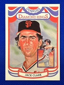 1984 Donruss Diamond Kings Jack Clark #7 Giants 103K - Picture 1 of 2