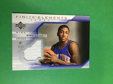 F146,291  2003-04 Upper Deck Finite Elements Jerseys #FJ21 Mike Sweetney KNICKS