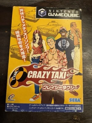 Crazy Taxi (Nintendo GameCube, 2002, Japan Import)  w/ Manual - Image 1 of 4