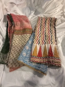 2 Kantha Throws - Picture 1 of 1