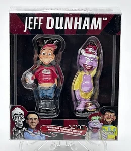 Jeff Dunham Christmas Ornament Gift Set BUBBA & PEANUT Kurt Adler 2010 NIP L@@K - Picture 1 of 7