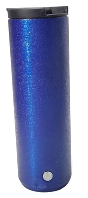 Vaso de acero inoxidable Starbucks 2020 16 oz aislado al vacío hielo azul con tapa Foto 1 de 4