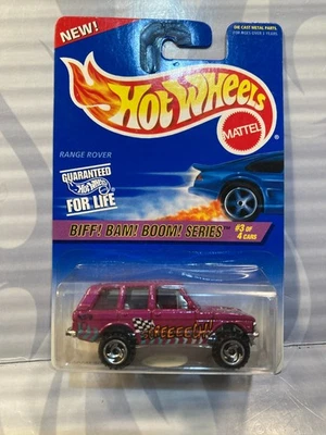 1997 HOT WHEELS  ''BIFF! BAM! BOOM!'' #544 = RANGE ROVER  = PURPLE - Image 1 of 2