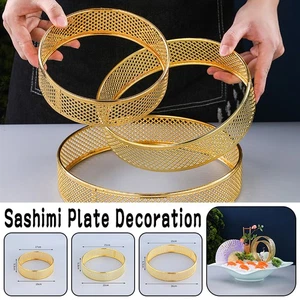 Plato de Sashimi Japonés Decoración Mariscos Pose Hacer Molde Plato de Verduras Frías - Imagen 1 de 43