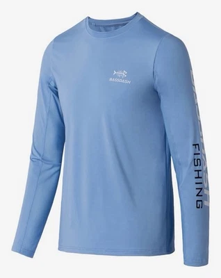 Camisetas de pesca juvenil BASSDASH UPF 50+ rendimiento manga larga protección UV, S Foto 1 de 4