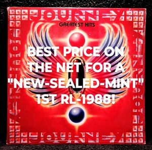 (SEALED) JOURNEY  "GREATEST HITS"  (RARE VINYL / 1ST RL-1988/ WOWZERS!) - Picture 1 of 6