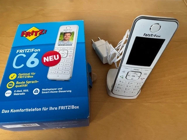 AVM FRITZ!Fon C6 DECT-Telefon - Weiß (20002848) - Bild 1 von 1