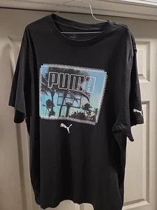 Camiseta de baloncesto negra Puma 2XL para hombre - Imagen 1 de 6