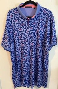 Greyson Seals and Wolf Purple Polo, Sz XXL - Picture 1 of 6