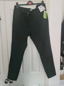 Brand New Black Size 18 Jeans With Stretch - Picture 1 of 4