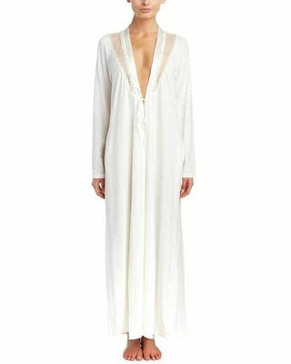 Bata larga La Perla Idylle Collection M marfil Foto 1 de 4