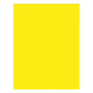 Neon Mehrzweckpapier, gelb, 8-1/2" x 11", 100 Blatt - Bild 1 von 2