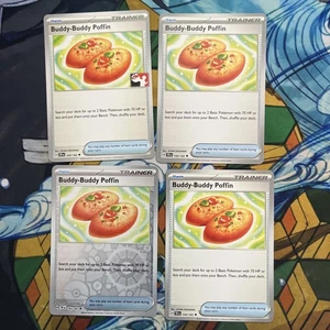 Pokémon TCG Buddy-Buddy Poffin 144/162 Prize Pack + Reverse Holo + 2 Non Holo - Bild 1 von 1