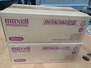 10 pc X Maxell B-10M MBQ Betacam SP 12 min. small - Photo 1/4