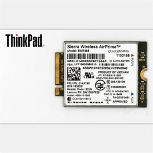 4G LTE WWAN CARD Wireless Airprime EM7455 GOBI6000 For Lenovo 01AX746 - Picture 1 of 3