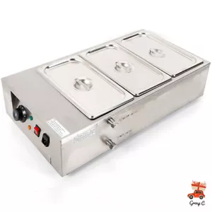 Commercial Electric Chocolate Tempering Machine 12kg Melter Maker 3 Melting Pot - Picture 1 of 21