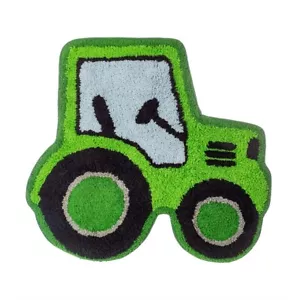 Sass&Belle Tractor Rug Kid Children Boy Bedroom Nursery Play Room Soft Floor New - Picture 1 of 1