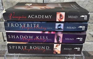 Lot of 4 Vampire Academy Volumes 1 2 3 5 Series Set Paperback Books Frost Bite - Picture 1 of 4