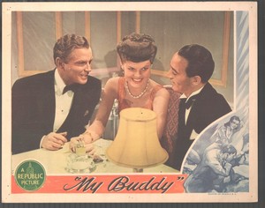 My Buddy 11"x14" Lobby Card George E. Stone Don 'Red' Barry Lynne Roberts