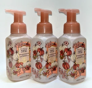 3 Pumpkin Cupcake Gentle Foaming Hand Soap Bath & Body Works 8.75 fl oz - Picture 1 of 1