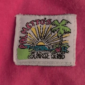 Vintage Girls Pink Palmettos High Waisted Shorts Size 10/12 - Picture 1 of 7