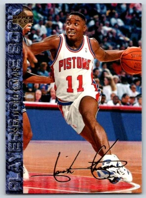 1994-95 Upper Deck USA ISIAH THOMAS #67 Pistons Players Quote Book HOF - Image 1 of 2