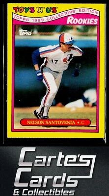 Nelson Santovenia 1989 Topps Toys "R" Us Rookies #25 Montreal Expos - Image 1 of 2