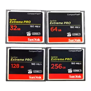 32GB-256GB Sandisk Extreme Pro Compact Flash Memory Card CF 160MB/s 1067x UDMA7 - Picture 1 of 12